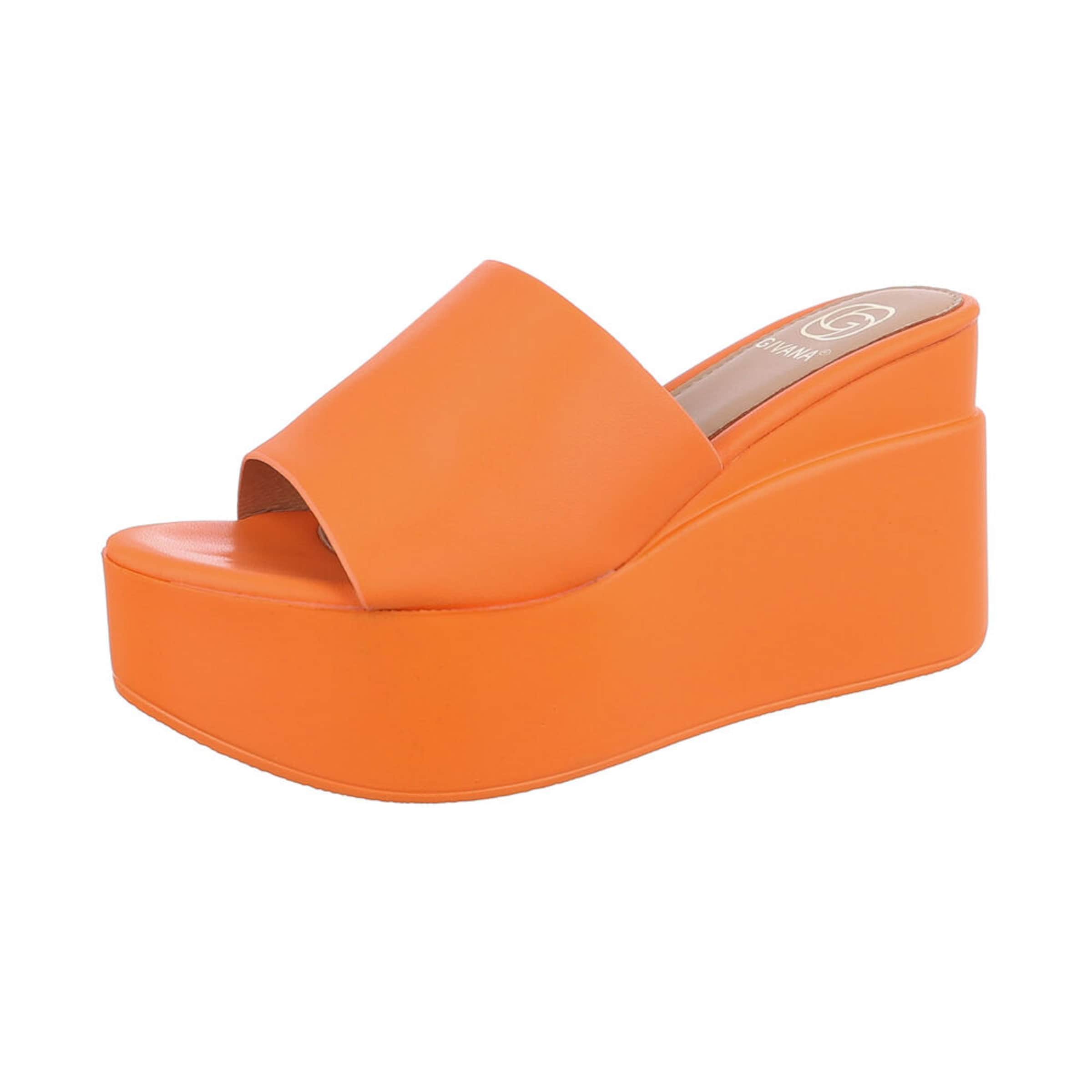 Ital-Design Sandals in Orange: front