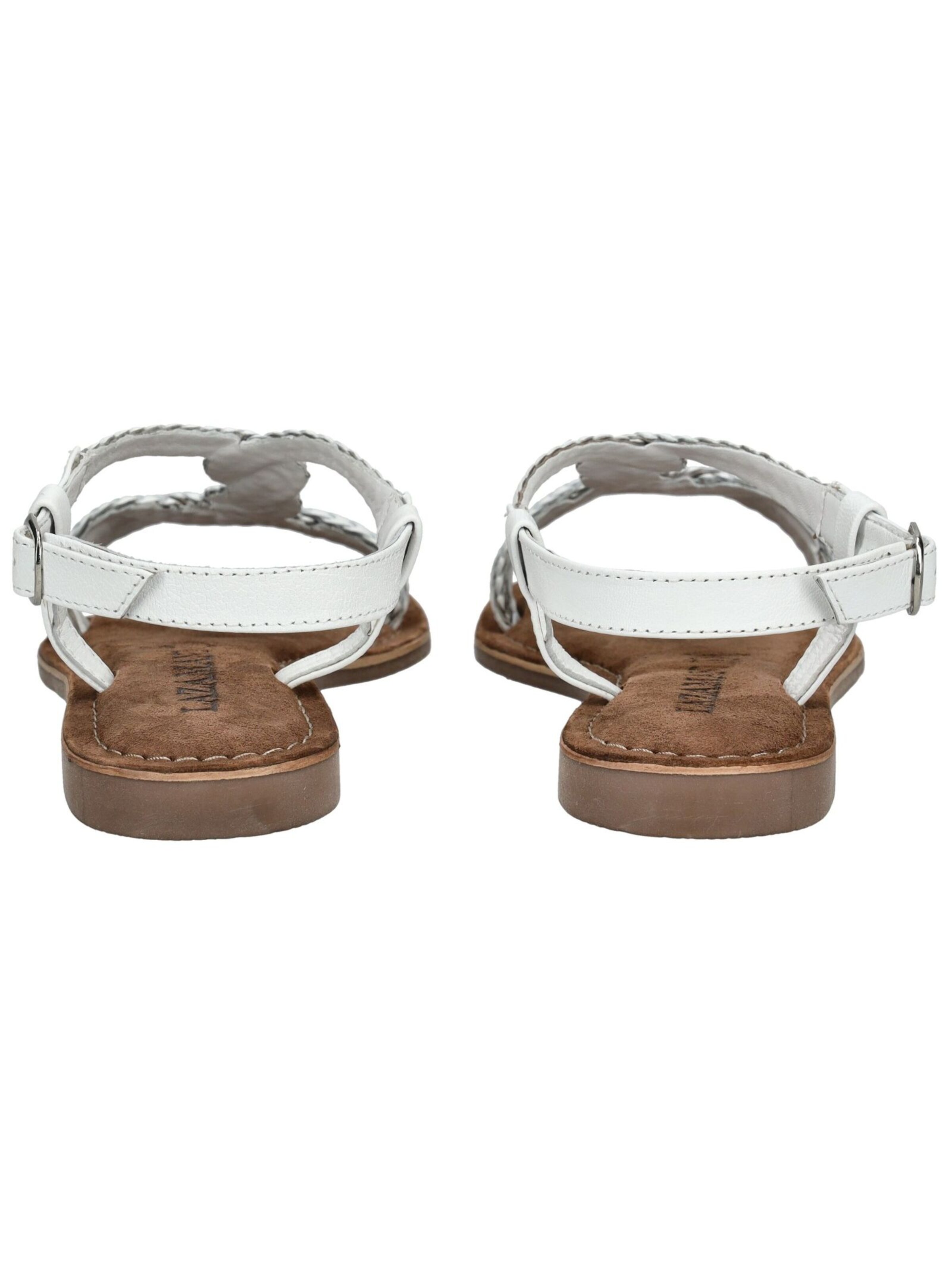 LAZAMANI Sandale in Weiß