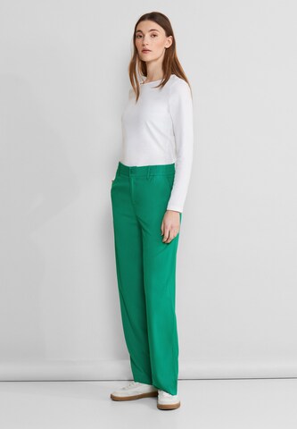 STREET ONE Loosefit Hose in Grün