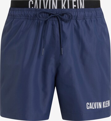 Calvin Klein Swimwear Board Shorts in Blue: front