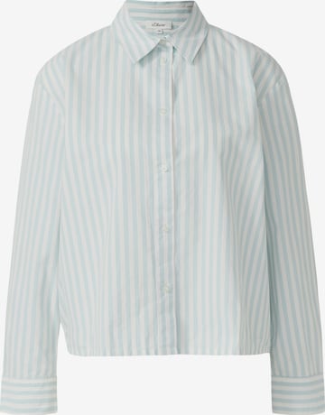 Chemisier s.Oliver en bleu : devant