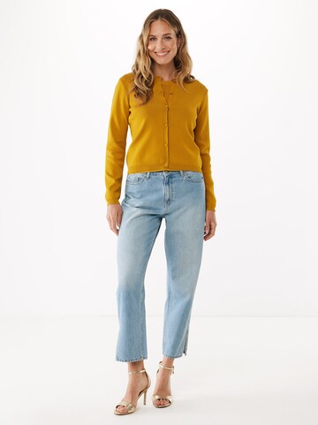 MEXX Плетена жилетка 'Peony' в жълто