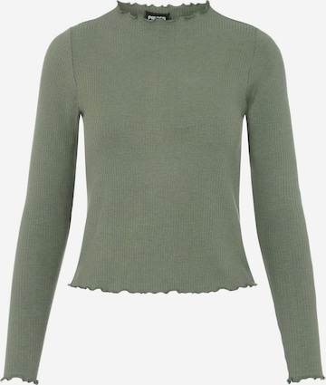 PIECES Shirt 'PCNicca' in Green: front