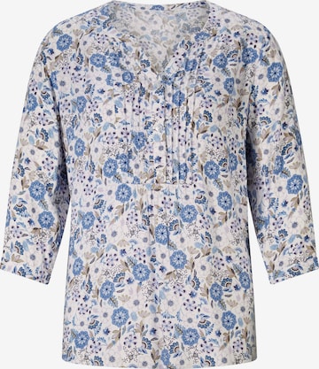 heine Blouse in Blauw: voorkant