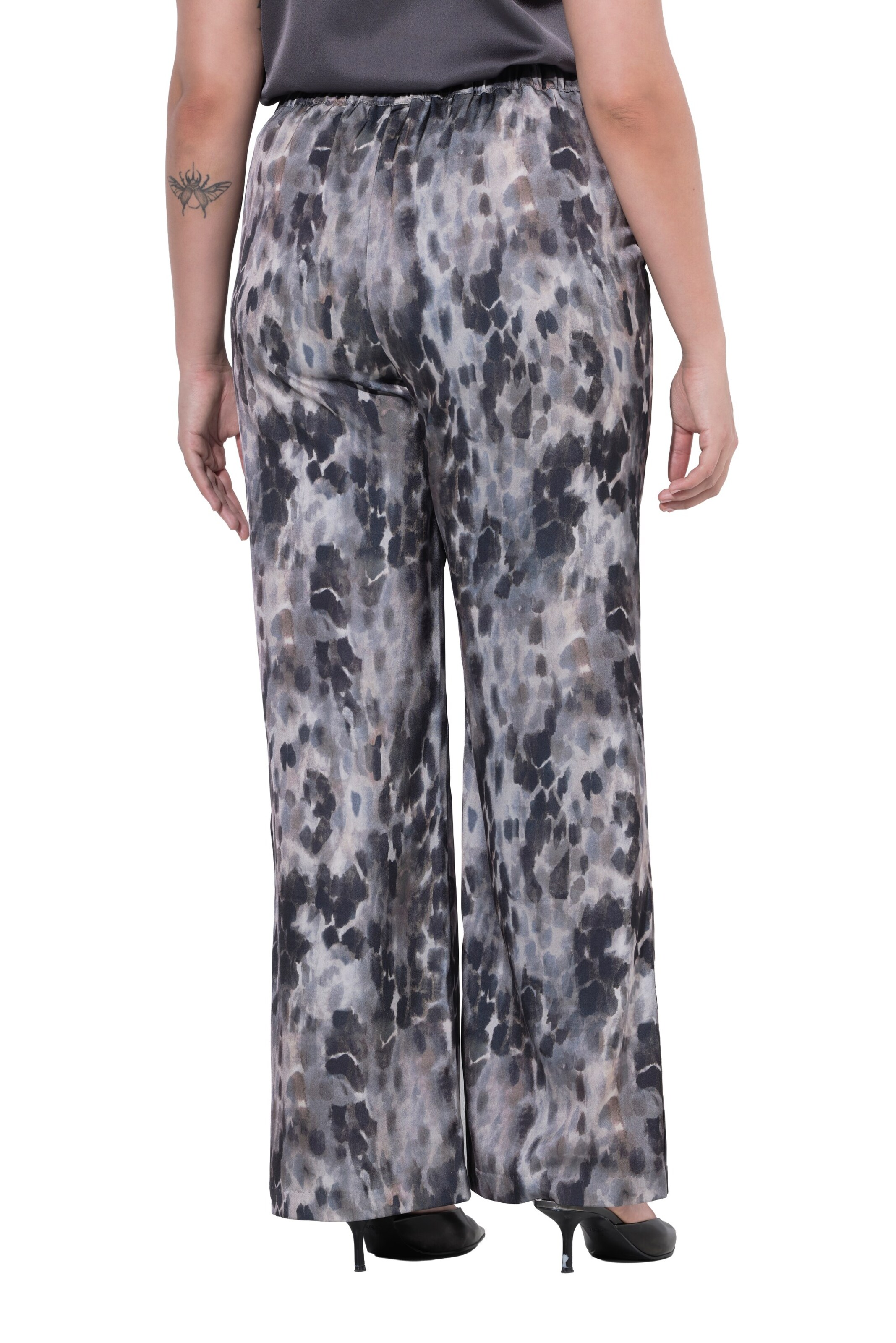 Ulla Popken Wide leg Trousers in Mixed colours