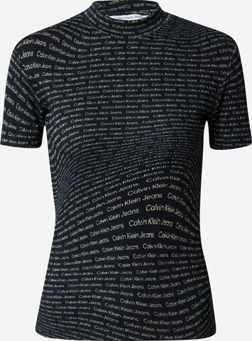 T-shirt Calvin Klein Jeans en noir : devant