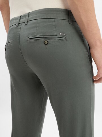 Finshley & Harding Slim fit Chino Pants 'Dylan' in Green