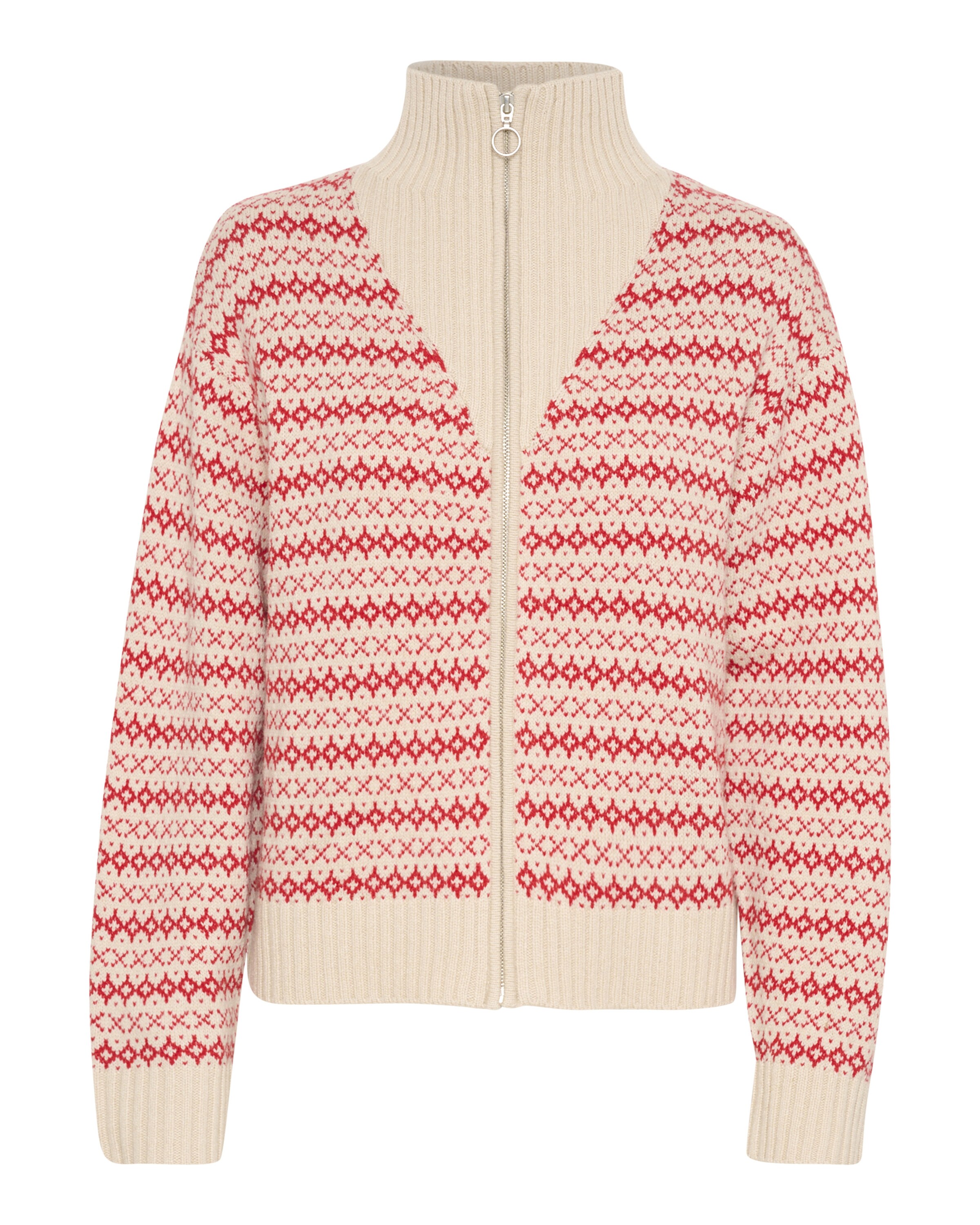 Part Two Cardigan 'PirjoPW' i rød: forside