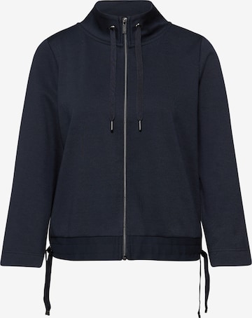 STREET ONE Sweatjacke in Blau: Vorderseite