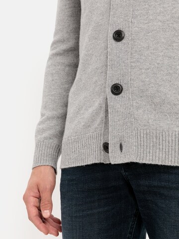 CAMEL ACTIVE Cardigan aus reiner RWS-zertifizierten Wolle in Grau