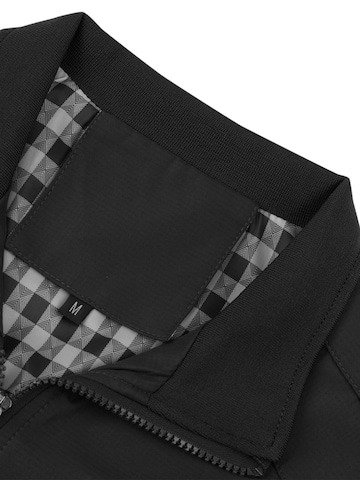 YOUTHUP Between-Season Jacket 'Stehkragen' in Black