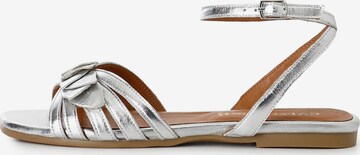 Sandalo di CAFè NOIR in argento: frontale