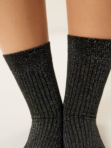 CALZEDONIA Socken in Schwarz