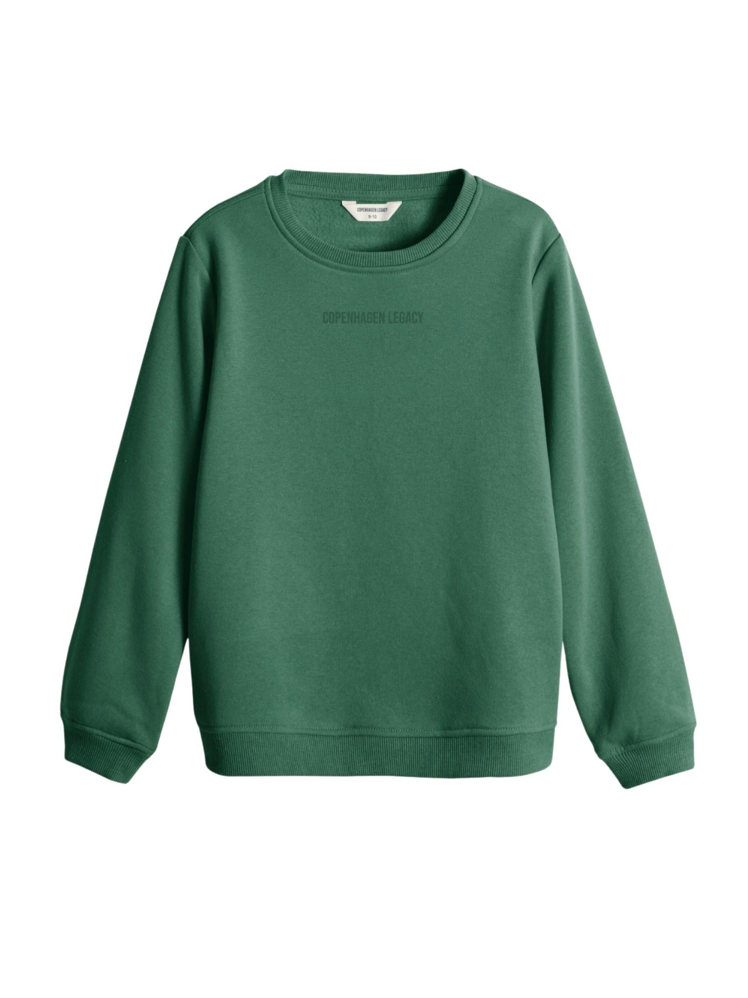 Copenhagen Legacy Sweatshirt 'Crew' in Groen: voorkant