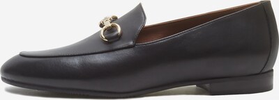 Isabel Bernard Moccasins in Gold / Black, Item view