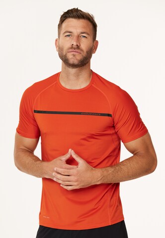 ENDURANCE - Camiseta funcional 'Serzo' en naranja: frente