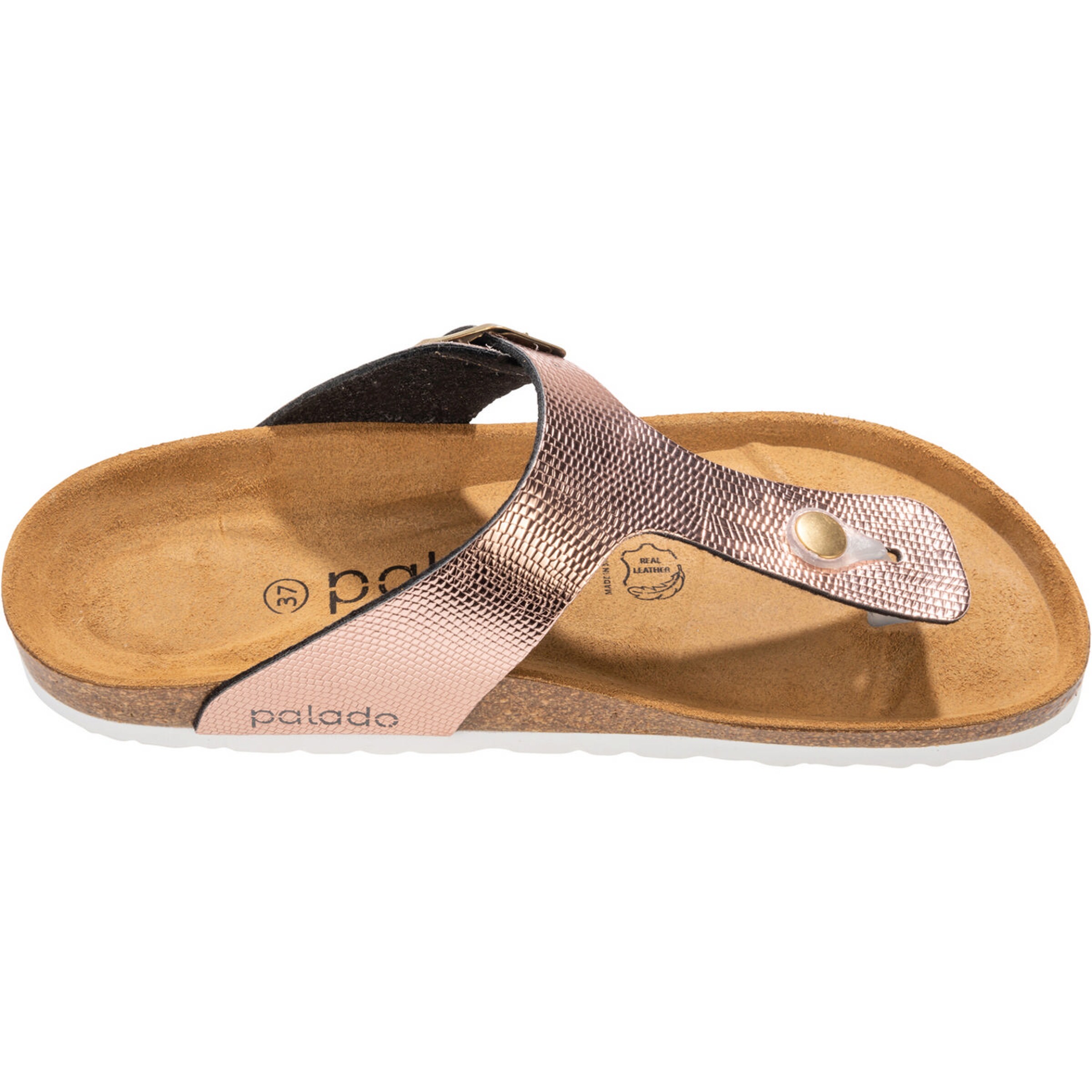 Palado Босоножки через палец 'Kos' в Ярко-розовый