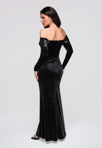 Ombre Avondjurk in Zwart