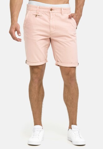 INDICODE JEANS Regular Pants 'Cuba' in Pink: front