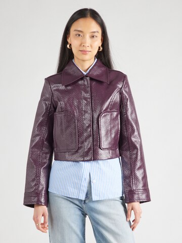 Veste mi-saison & Other Stories en violet : devant
