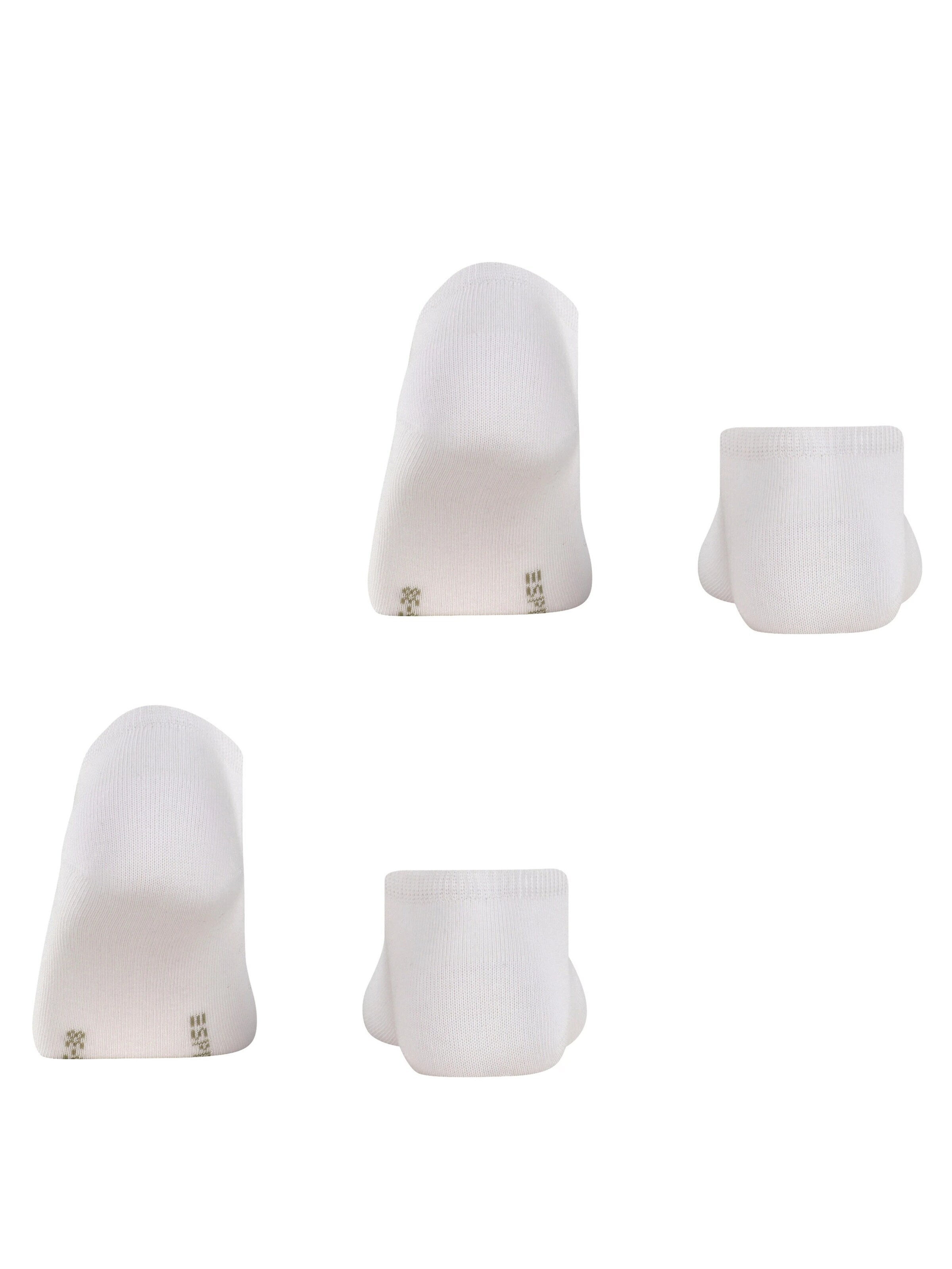 ESPRIT Socken 'Uni 2-Pack'‌‌‌‌‌‌‌‌ in Weiß