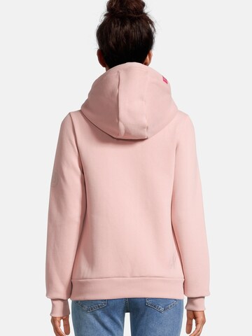 salzhaut Sweatvest in Roze