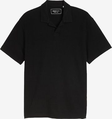 TOM TAILOR DENIM Poloshirt in Schwarz: Vorderseite