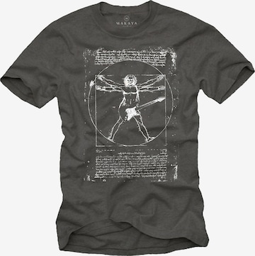 MAKAYA Shirt in Grau: Vorderseite