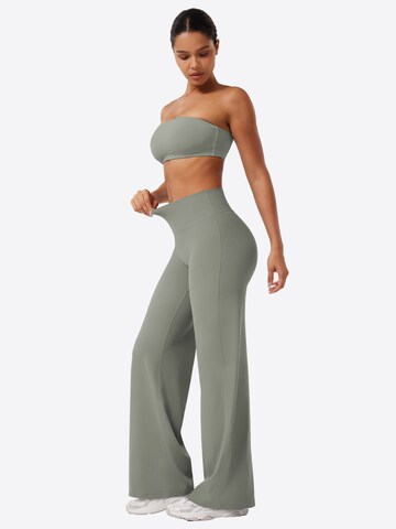 ZAAYO Wide leg Workout Pants in Grey