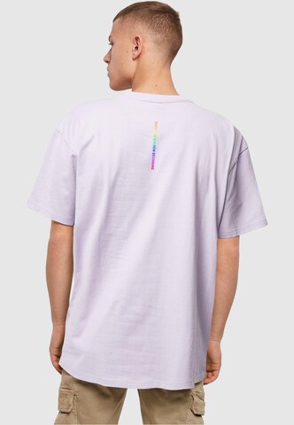 Merchcode Shirt 'Hope Rainbow' in Lila