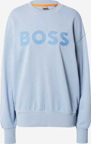 BOSS Orange - Sweatshirt 'Eteia' em azul: frente