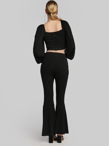 Madnezz House Bluse in Schwarz