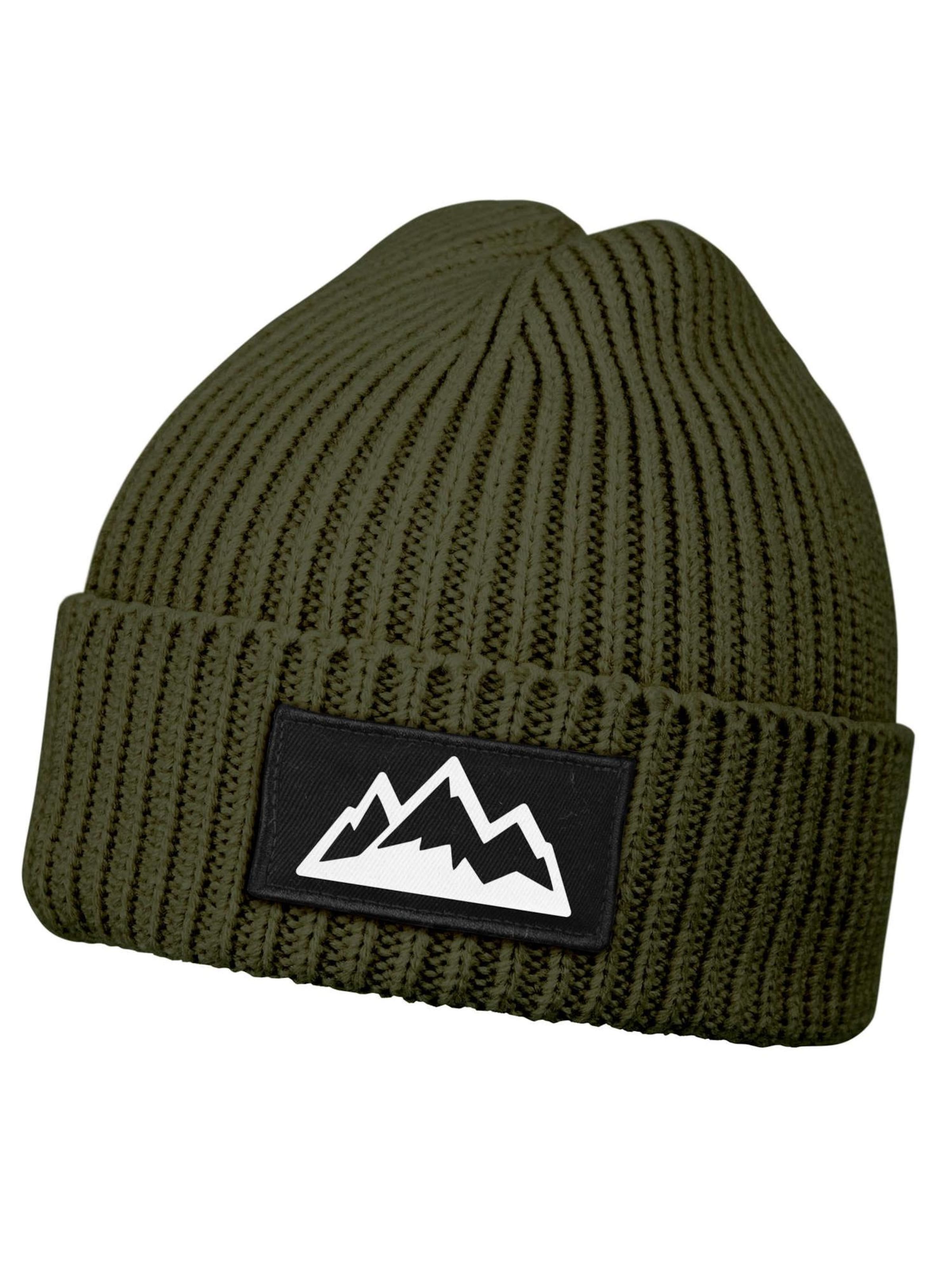 Neverless Beanie 'Mountain' in Green