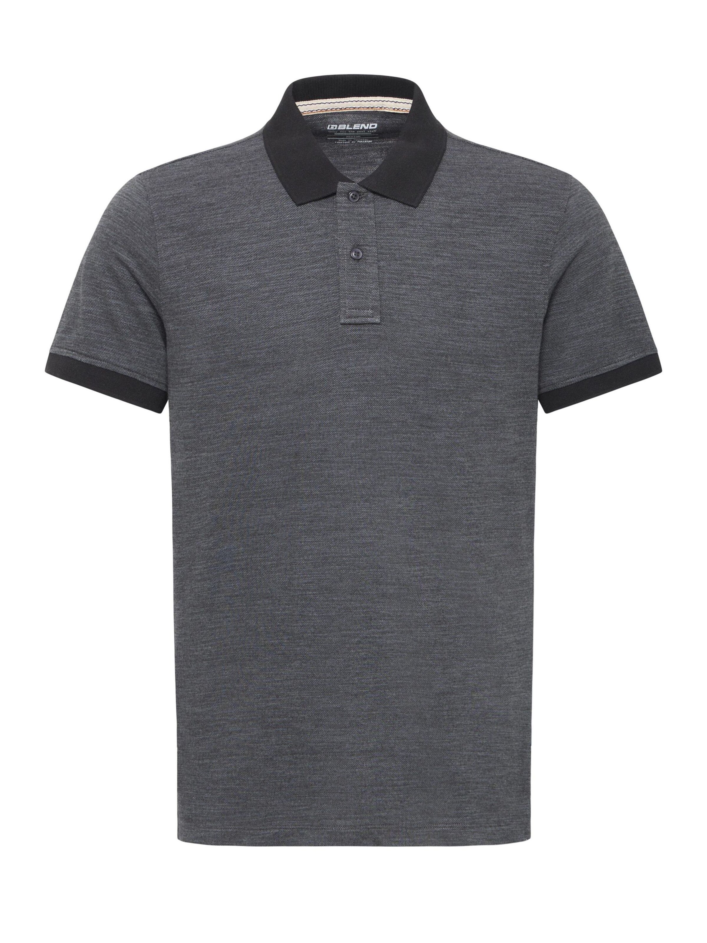 BLEND Shirt 'BHAlfredo' in Grijs: voorkant