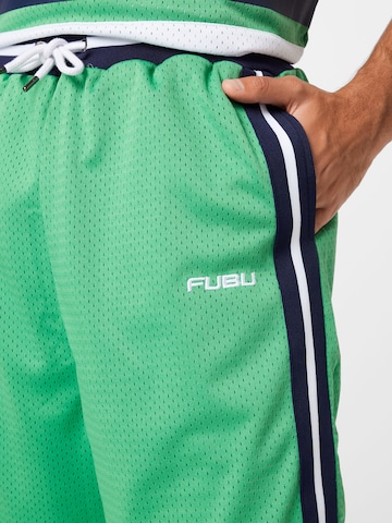 FUBU Loose fit Pants in Green