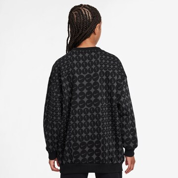 Nike Sportswear Athletic Sweatshirt 'CLUB' in Black