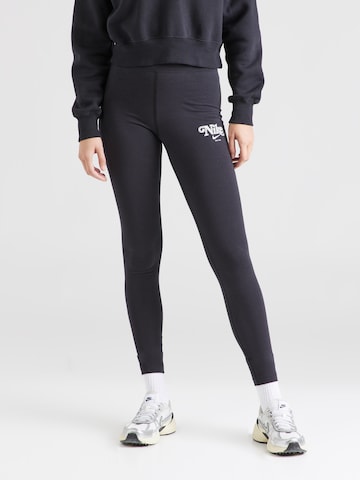 Nike Sportswear Skinny Leggings in Black: front