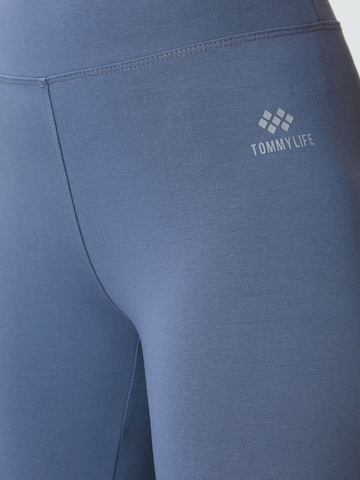 Skinny Leggings 'Gamaschen' di Tommy Life in blu