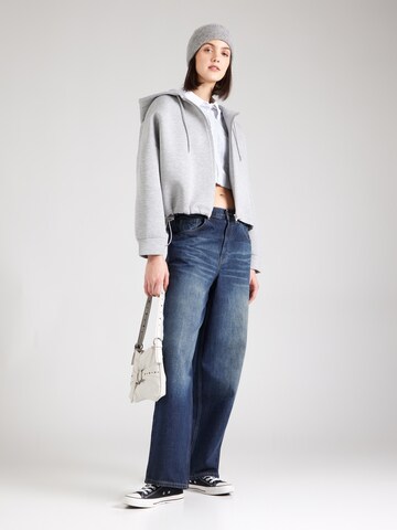 TOPSHOP Wide Leg Jeans 'Gilmore' in Blau