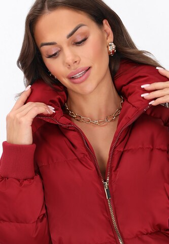 faina - Casaco de inverno em vermelho