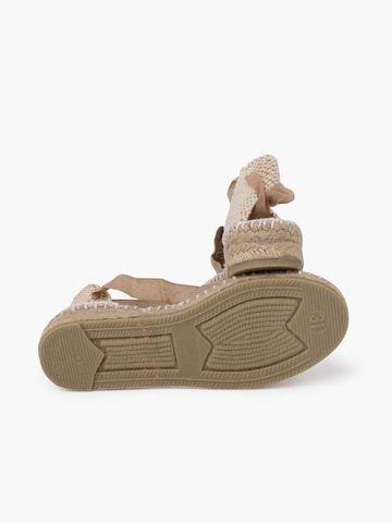 Sandales Pisamonas en beige