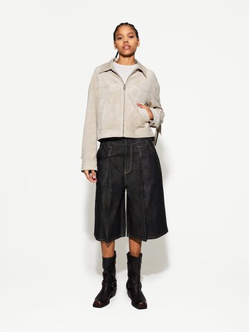 Veste mi-saison Bershka en beige : devant