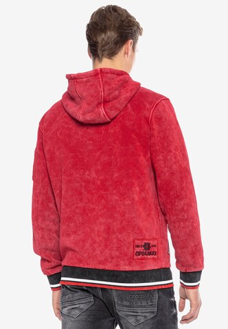 CIPO & BAXX Zip-Up Hoodie in Red