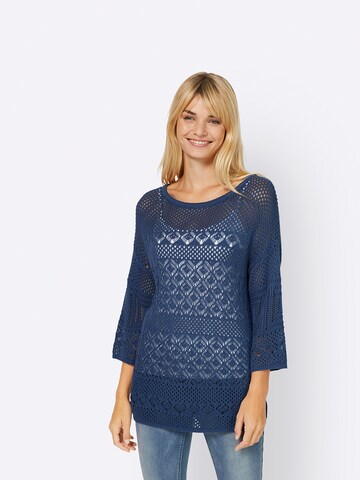 heine Sweater in Blue: front
