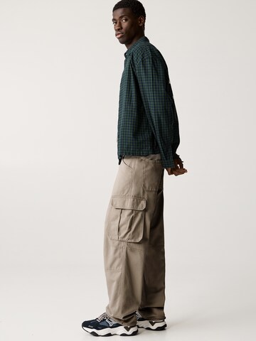 Loosefit Pantaloni cargo di Pull&Bear in grigio