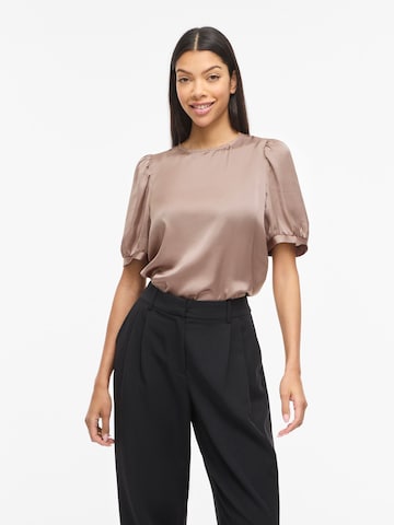 VILA Blouse 'VISofie' in Bruin: voorkant