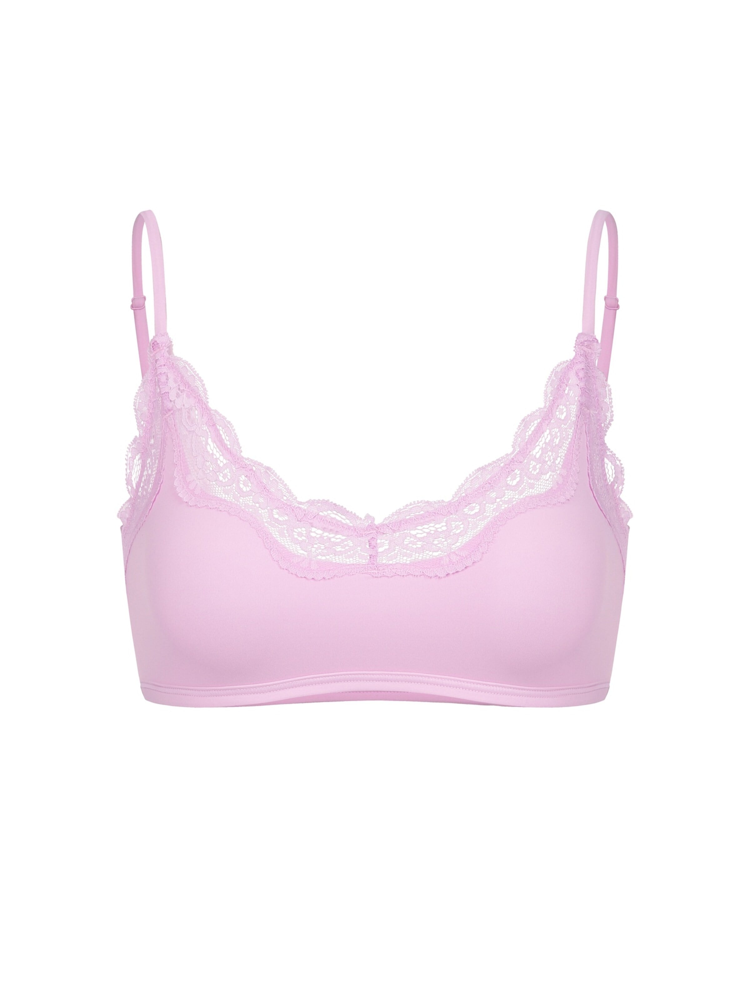 cfabBustier Grudnjak 'Lace Bralette' - ljubičasta boja: prednji dio