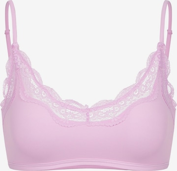 cfabBustier Grudnjak 'Lace Bralette' - ljubičasta boja: prednji dio