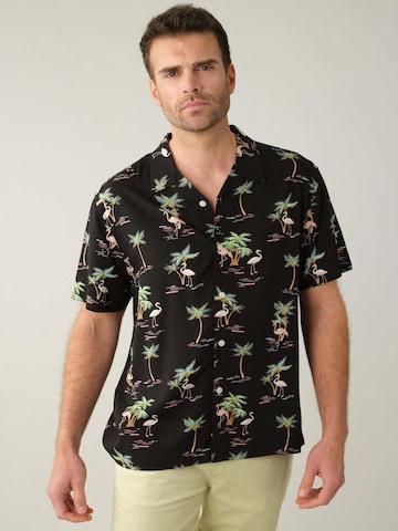 Deeluxe Regular Fit Skjorte 'Cabana' i sort: forside