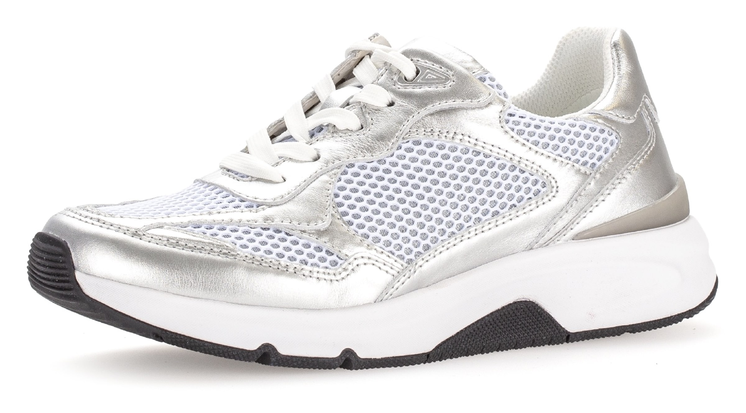 Gabor Rollingsoft Sneakers in Silver: front